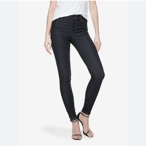 Mott & Bow Women's Dark Blue Skinny High-rise Jeans Size 29